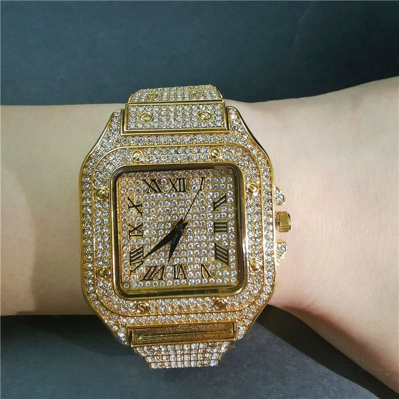 Diamond Watch Square Large