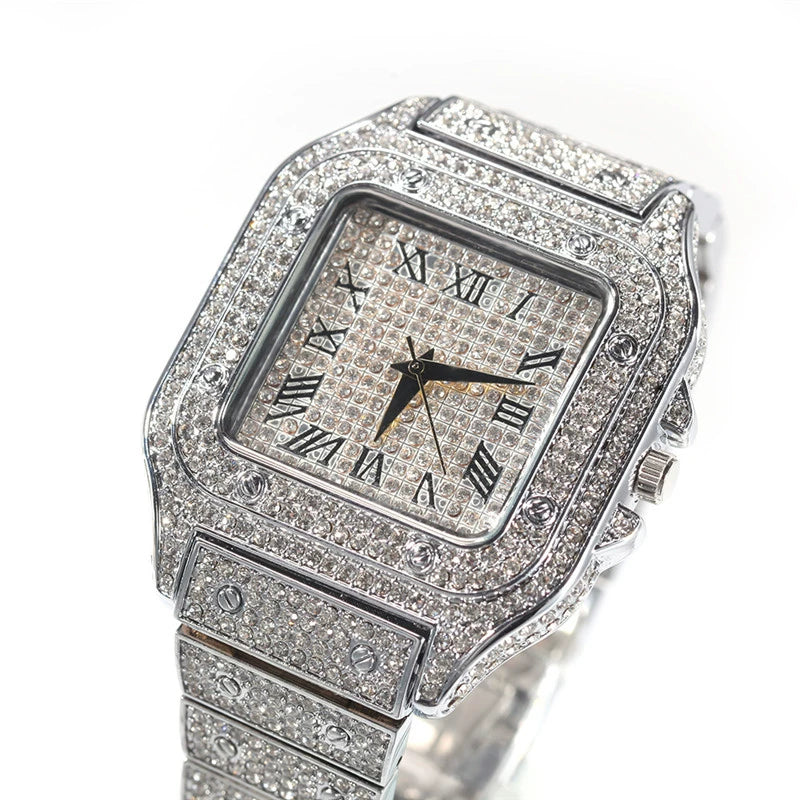 Diamond Watch Square Large