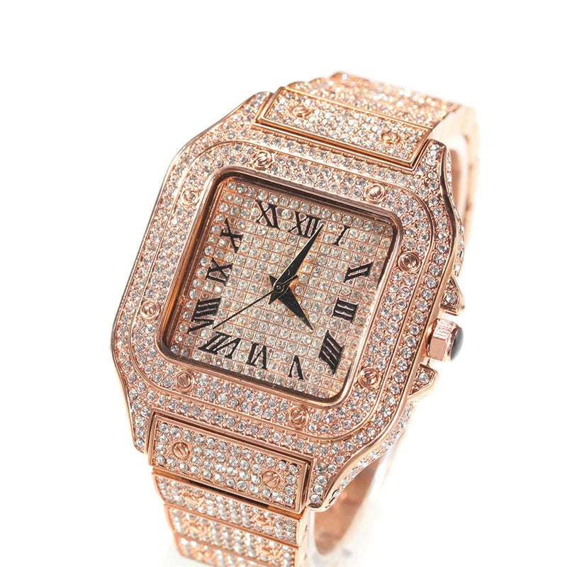 Diamond Watch Square Large