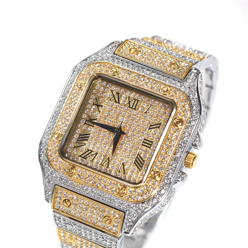 Diamond Watch Square Large