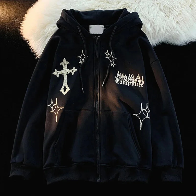 American Retro Oversize Hoodie