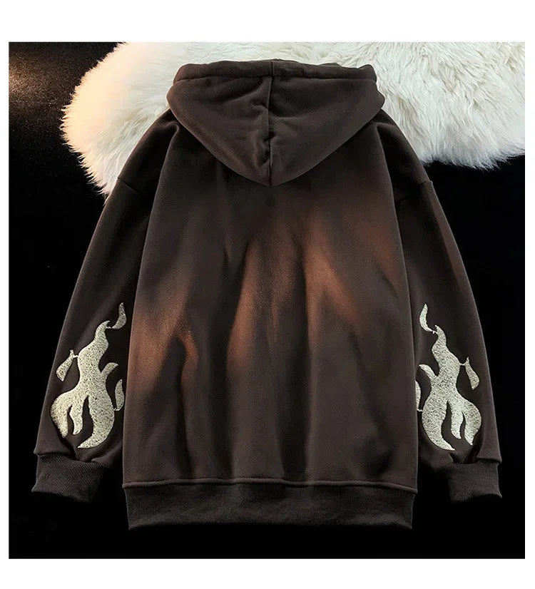 American Retro Oversize Hoodie