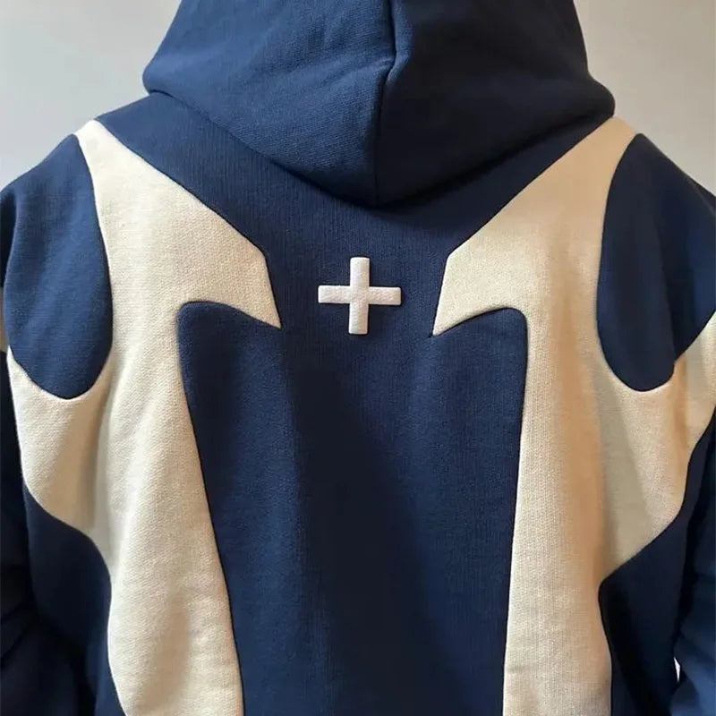 Retro Devil Pattern Hoodie